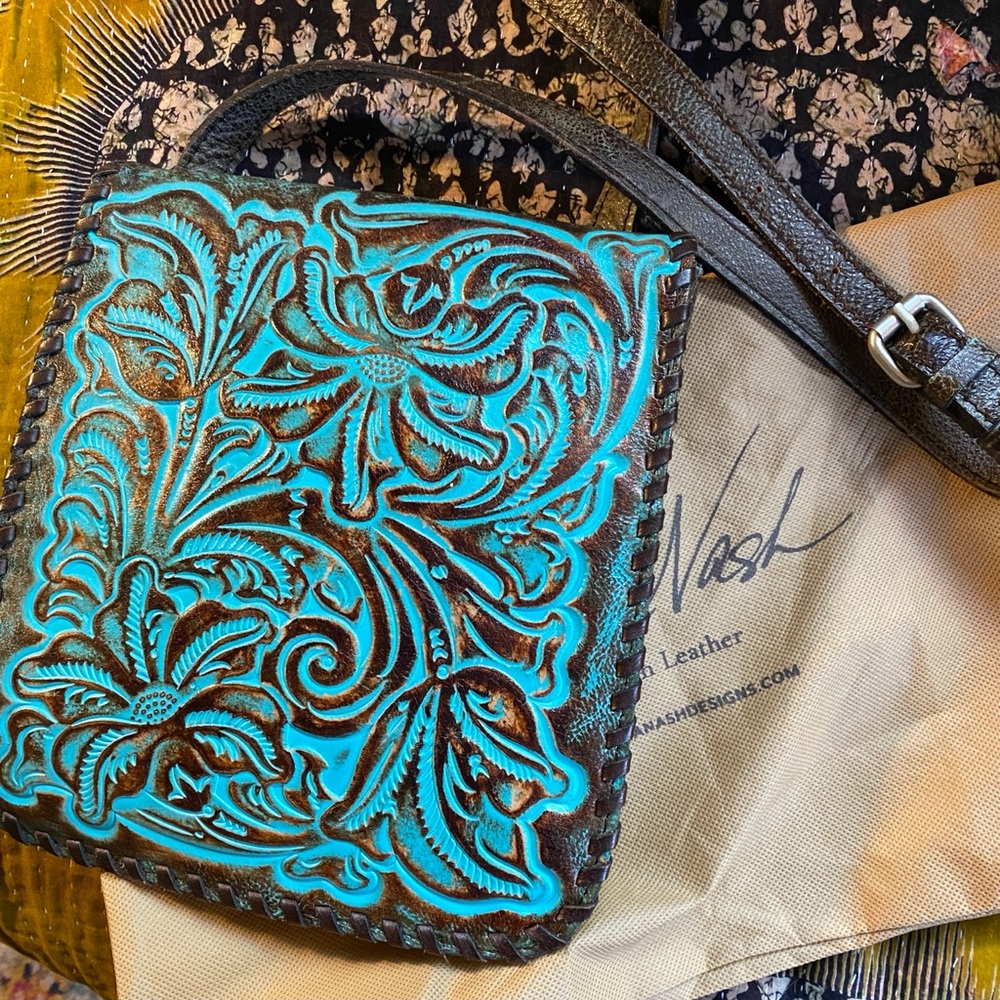 Patricia Nash, Hand Tooled, Leather, Crossbody